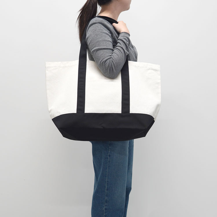 コロリドキャンバスバイカラーワイドトートの商品画像