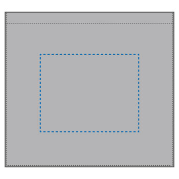 ポケットの印刷位置