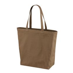 厚手コットンレギュラーバッグ(L) ダークキャメル