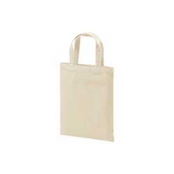 厚手コットンレギュラーフラットトート(S) ナチュラル