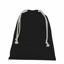 コロリドコットン巾着(ML) ブラック