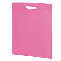 【特価品】コロリドA4サイズ不織布小判抜きバッグ熱溶着品 ピンク