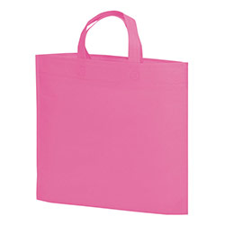 【特価品】コロリドA4サイズ不織布マチつきバッグ熱溶着品 ピンク