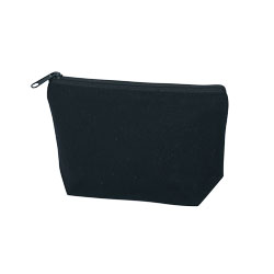 リサイクルキャンバスポーチ ブラック