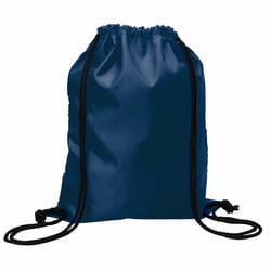 ポリエステル巾着リュック ネイビー