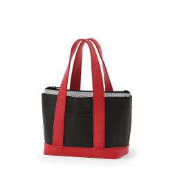 8号帆布3WAYクラシック保冷トート(310) ブラック×レッド