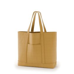 8号帆布クラシックトート(三角マチ仕様)(550) ミルクティ