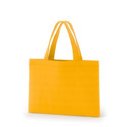 8号帆布フラットトート開口部別布(320) マスタード