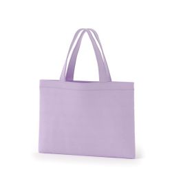 8号帆布フラットトート開口部別布(320) ラベンダー
