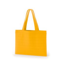 8号帆布フラットトート開口部別布(380) マスタード