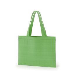 8号帆布フラットトート開口部別布(380) ライトグリーン