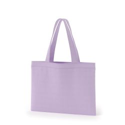 8号帆布フラットトート開口部別布(380) ラベンダー