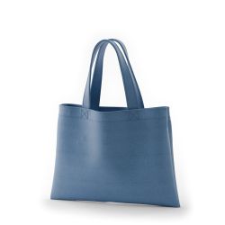 8号帆布フラットトート(320) アッシュブルー