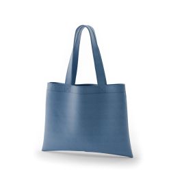8号帆布フラットトート(380) アッシュブルー