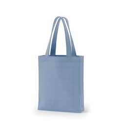 8号帆布角底トート(250) アッシュブルー