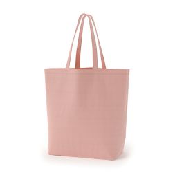 8号帆布船底トート開口部別布(540) ピーチ