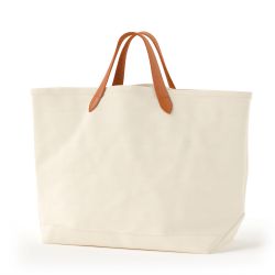 6号帆布船底トート本革持ち手(520)