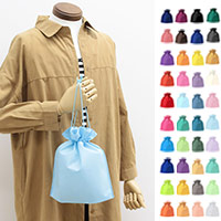 不織布巾着(M)熱溶着品