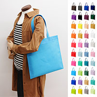 不織布フラットワイドバッグ熱溶着品