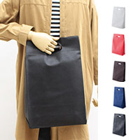 不織布角底小判抜きバッグ熱溶着品