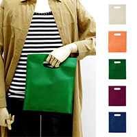 不織布小判抜きバッグ(S)熱溶着品