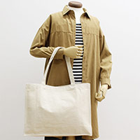 コロリドキャンバスベーシックスクエアトート(L)