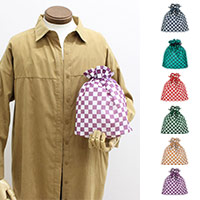 不織布和風柄巾着熱溶着品柄4