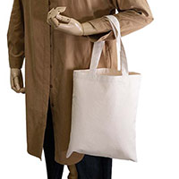 コロリド厚手フラットコットンバッグ