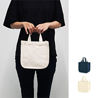 デュラウンドリサイクルキャンバスパイピングトート(S)