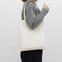 フラットコットントートバッグ