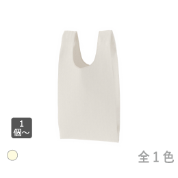 コロリドポリコットンマルシェバッグ(M) ナチュラル