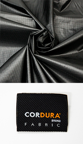 CORDURA(コーデュラ)生地とブランドタグ