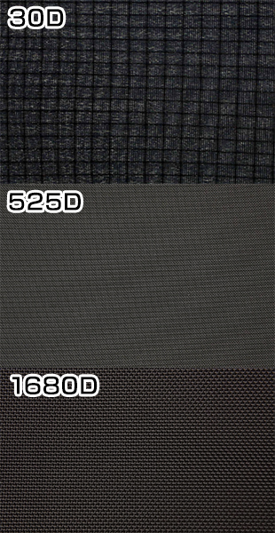 CORDURA(コーデュラ)の種類