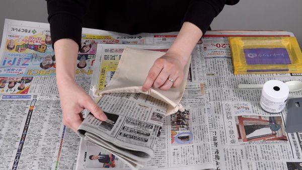 コットン巾着に印刷