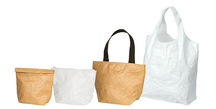 バッグやポーチの素材としても使われているタイベック。特徴やお手入れ方法を解説。